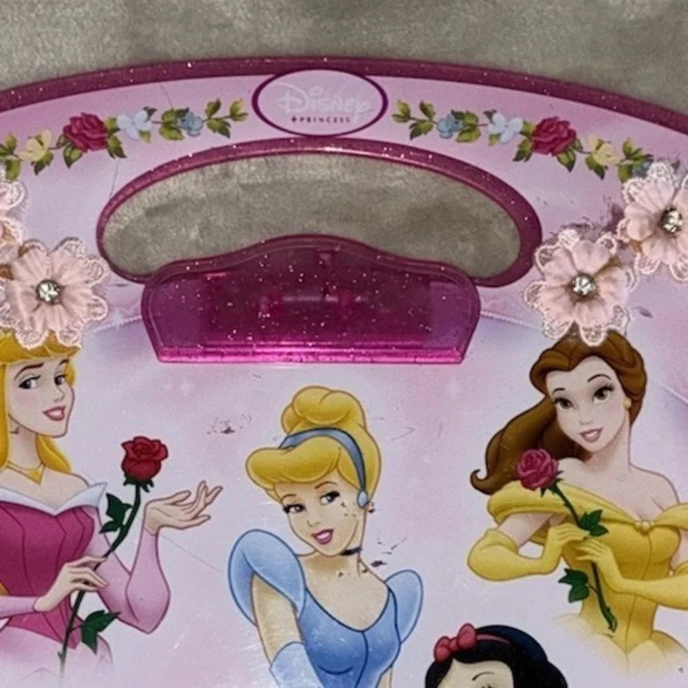 Disney Princesses Clipboard Pink‎ Flowers 12x10